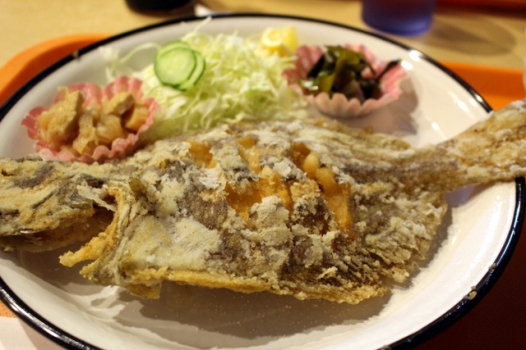 ヒラメ唐揚げ定食 1,700円