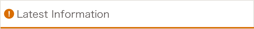 Latest Information